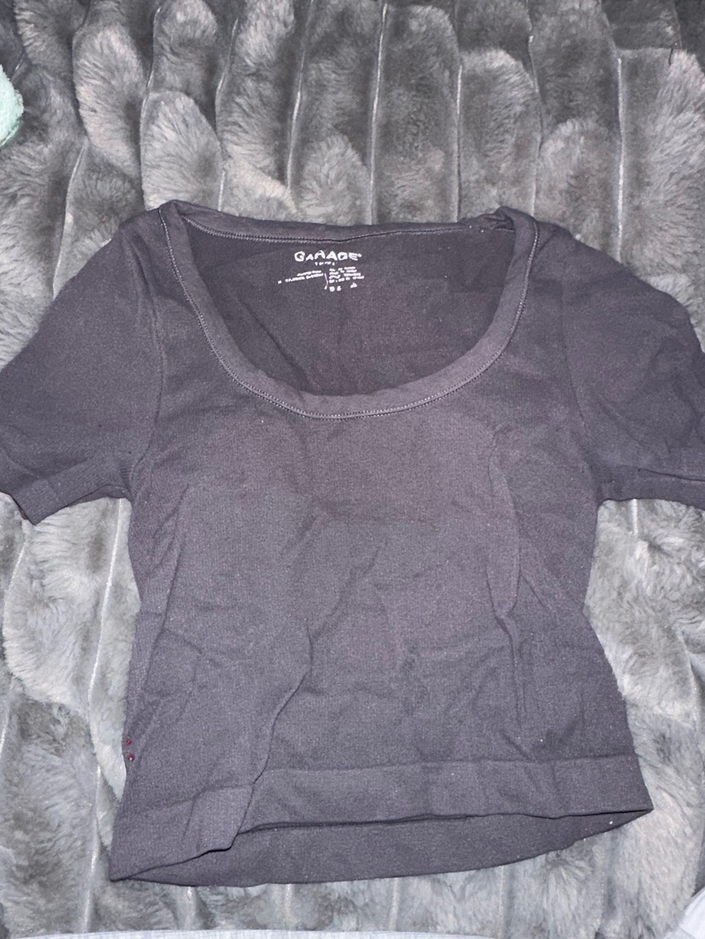 Garage Grey/Charcoal Scoop Neck Women's Tee